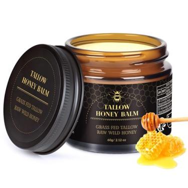 Imagem de Bálsamo MEIDU Beef Tallow com mel cru para rosto e corpo 60g