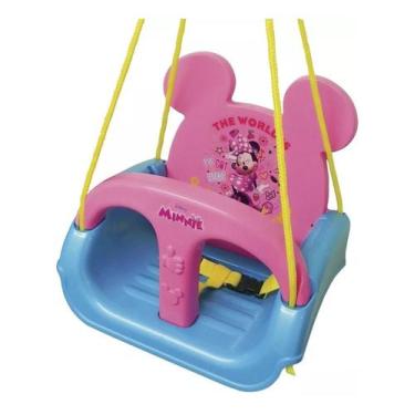 Imagem de Balanço Mickey Minnie Disney Infantil Com Encosto Regulável - Xalingo,