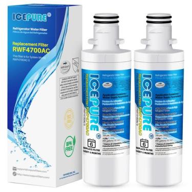 Imagem de Filtro de água de geladeira ICEPURE ADQ747935 para LG LT1000P