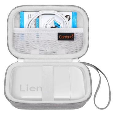Imagem de Case Canboc Hard para impressora fotográfica Liene 2x3 cinza