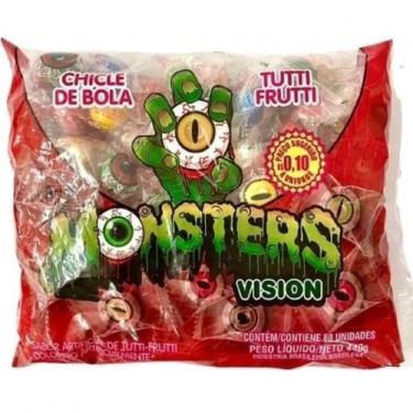 Imagem de Chiclete Monster Vision Olhos Tutti Frutti 440g - Danny - Danny Ball