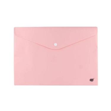 Imagem de Pasta Plástica Tipo Envelope Com Botão Horizontal Ofício A4 - YES