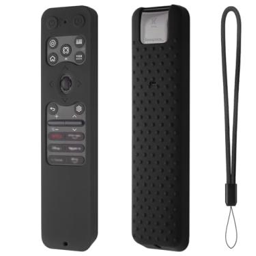 Imagem de Hi Color MR25GA Capa de silicone para controle remoto LG AN-MR25GA/AN-MR25GC Magic Control 2025 LG C5, D5, G5 Series OLED TV remoto capa protetora de silicone (preto)