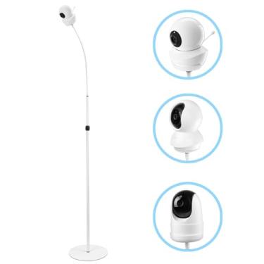 Imagem de VOMENC Suporte universal ajustável para monitor de bebê compatível com câmera Kasa Indoor Pan/Tilt Smart/Tapo T-P-Link C210/C200/Babysense HD S2/V43 e iFamily SM650/651/Kidsneed SM935C/SM935A