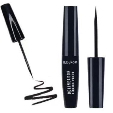 Imagem de Delineador de Olhos Liquido Secagem Rápida Loga Duração Preto 5,8ML - 