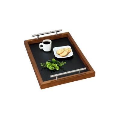 Imagem de Bandeja Bar Ambiente Sala Mesa Jantar Xícaras Servir Café - MARAKA, Ma
