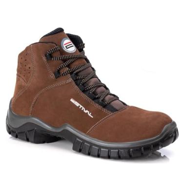 Imagem de Botina Estival Bota Trabalho Segurança Bico Composite Epi Wo2000 CA 42553 (Marrom, BR, Adulto, Numérico, 43)