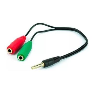 Imagem de Cabo Adaptador P2/p3 Fone E Microfone game PC - LOTUS