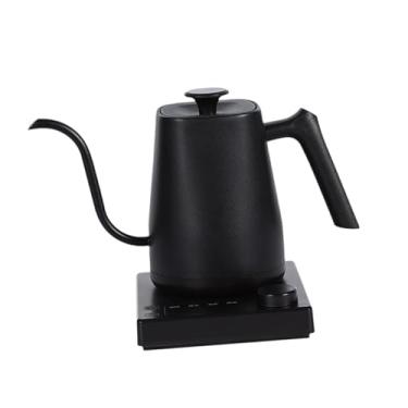 Imagem de Generic Chaleira elétrica Gooseneck 0,8L Chaleira de água quente prática, portátil, resistente, aquecimento rápido, controle de temperatura para ferver água, Preto