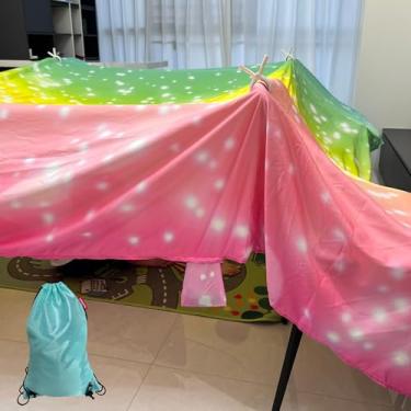 Imagem de Magic Fort Building Kit for Kids - Large Lightweight Blanket Fort Making Kit Clips with CPC Certification - Portable Playhouse Play Tent Fort - Indoor/Outdoor Girls/Boys Toys Ages 4-5 6 7 8-12