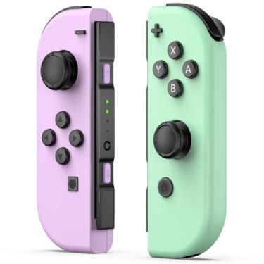 Imagem de AROEVEIB Controller for Nintendo Switch Controller, Switch Wireless Controller Replacement for Switch/Lite/OLED, with/Dual Vibration/Motion/Wake-up/Screenshot