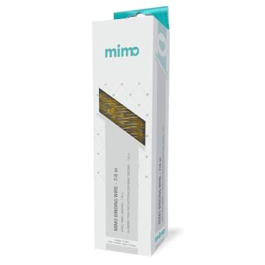 Imagem de Mimo Wire-o para Encadernadora Binding - Dourado - 7/8 in - 18 Unids - Perfeito Para Criar Bloquinhos, Cadernos, Livretos, Planners, Agendas e Muitos Outros Projetos de Encadernação