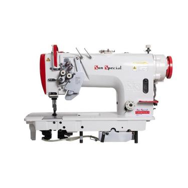 Imagem de Máquina Costura Industrial Pespontadeira Alternada SS8750D-H-LH-SU 220V - Sun Special