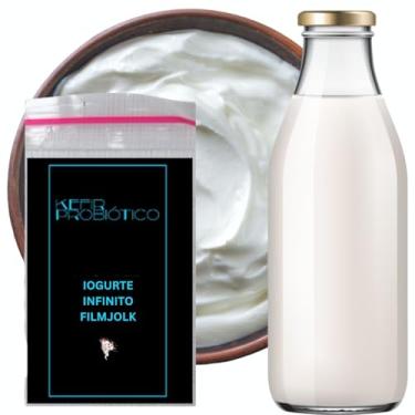 Imagem de Iogurte Grego Filmjolk Desidratado Com Manual Completo | Produção Caseira Saudável e Natural | Econômico, Rico em Proteínas | Fácil de Fazer em Casa