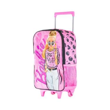 Imagem de Mochila Carrinho Rosa Kids Barbie Fashion  Luxcel, Rosa, UN