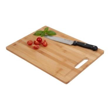 Imagem de Tábua De Corte Cozinha Grande Servir Preparar MDF Com Alça - Kadê