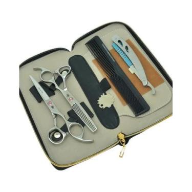 Imagem de Tesoura Profissional De Cabeleireiro Smith Chu Para Corte E Desbaste D