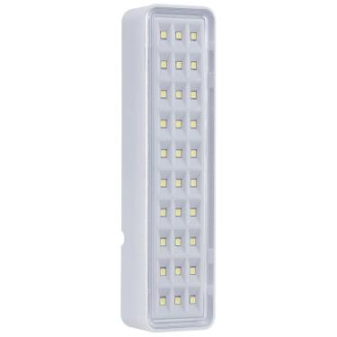 Imagem de Kit 05 Luminária Luz Emergência Lea 30 Leds Intelbras Bivolt