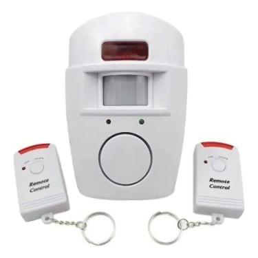 Imagem de 2X Alarme Sem Fio Residencial Sensor Sirene + 2 Controles 96
