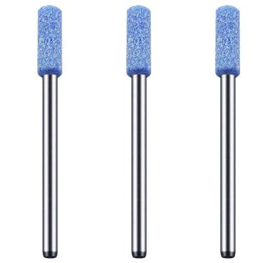 Imagem de Kit 3 Pontas Montadas 4Mm Azul Haste 3Mm Micro Retífica