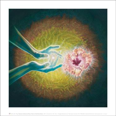 Imagem de Pôster Encantos da Natureza Divina - religião - Flor encantada, 50x50c