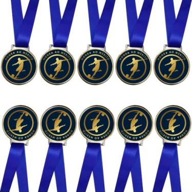 Imagem de Kit 10 Medalhas Para Premiação De Futebol de Campeão Honra ao Mérito 3