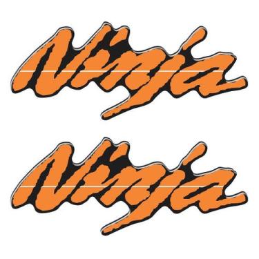 Imagem de Adesivo Ninja 400 2019/20 Compatível com Logo Resinado para Protetor T