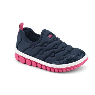 Imagem de Tênis Infantil Menina Bibi Roller 2.0 Marinho Pitaya Escolar, Azul, Es