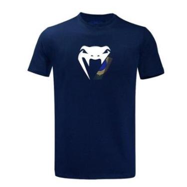 Imagem de Camiseta Venum Brazilian Flag Revolution Navy-Unissex