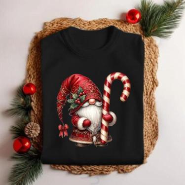 Imagem de Camiseta Unissex Natal Personalizada Doende Do Papai Noel Festa - NoBr
