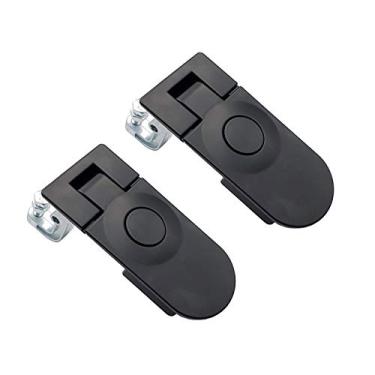 Imagem de Pacote com 2 unidades de trava de compartimento para trailer, trava de bagagem, trava de compressão sem trava, substitui alavanca selada C5-11-35, suporte em U, intervalo de aderência ajustável: 29-45 mm (sem trava, pacote com 2)