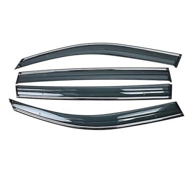 Imagem de GRJQRKHZ Defletor de janela lateral de carro para N&issan Teana J31 J32 2004-2012 Weathershied viseira de porta vento sol proteção chuva janela lateral defletores de vento
