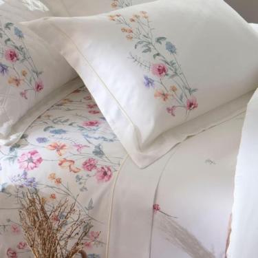 Imagem de Jogo De Cama King 300 Fios Kacyumara Lio 04 Peças Ibiza