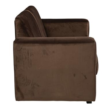 Imagem de Sofa 2 Lugares 1,60m de Veludo Design Minimalista Moderno para Sala de Estar Pequena e Apartamento