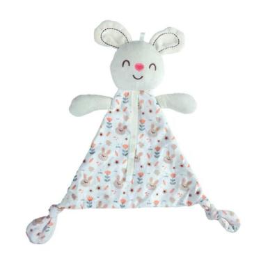 Imagem de Naninha Pelúcia Bichinho Prendedor Chupeta Passear, COELHINHO