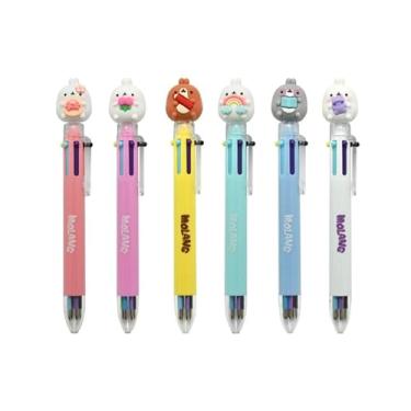 Imagem de Molang Caneta esferográfica de 6 cores 0,7 mm (cor aleatória, 3 unidades) (3)