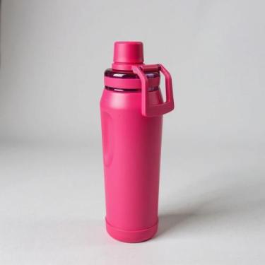 Imagem de Garrafa Térmica Inox Hydra com Capa Protetora Agua Gelada e Quente Aca