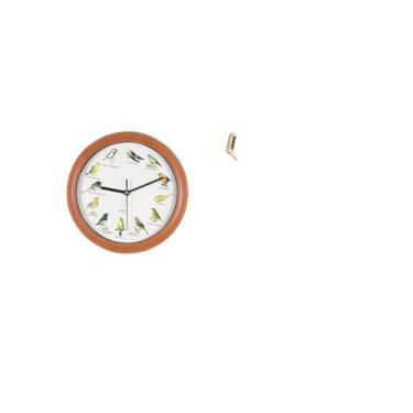 Imagem de Fenteer Relógio de Parede com Pássaros Cantores, Organizador Decorativo, Relógios de Pássaros, Decoração de Relógios Pendurados com Gancho de Parede Dobrável,