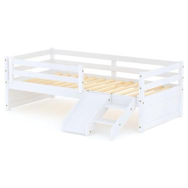 Imagem de Cama Solteiro Infantil Dreams E Mini Escada/escorregador Branco Megamobilia