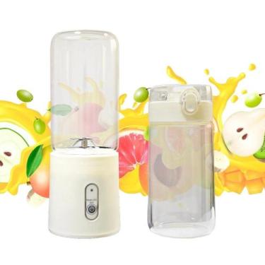 Imagem de Mini Liquidificador 60W de 6 Lâminas Com Copo Portátil De Vidro Boross