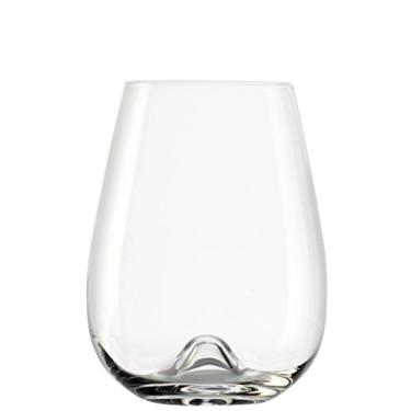Imagem de Stölzle Lausitz Caneca de vinho da coleção Vulcano, capacidade: 475 ml, conjunto de 2, lavável na máquina de lavar louça, dimensões: altura: 11,5 cm, diâmetro externo: 8,7 cm, 1040012, transparente