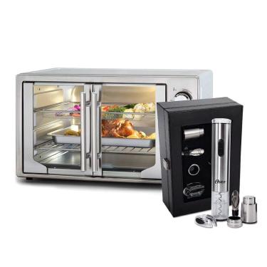 Imagem de Kit Forno e Fryer French Door Com Kit Para Vinho Oster 220V
