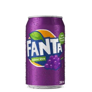 Imagem de fanta uva lata