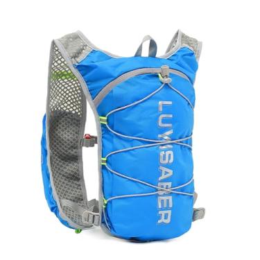 Imagem de Mochila de colete de hidratação para corrida, mochila de pacote de hidratação, mochila de água para trilhas de caminhada, corrida de ciclismo, maratona para mulheres e homens, bexiga de água não inclu