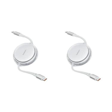 Imagem de Cabo Carregador Rápido Retrátil USB C De 100W Para iPhone 15 pro Max, 