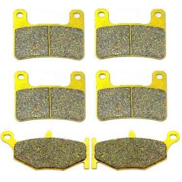 Imagem de Master Chen Pastilhas de freio dianteiras traseiras para Suzuki GSXR600 GSXR750 2006-2010 - GSXR1000 2007-2008 - GSX1300 Hayabusa 2008-2012 - DL1000 XT VStrom 2014-2021 FA3799 FA419 MC0194