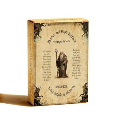 Imagem de strublfe Playing Cards, Retro Style Poker Cards, Fantasy World Theme Poker Cards, 54 Unique Illustrations Playing Card, Double-Sided Anti Slip Pattern Design, Suitable for Collection and Gift.