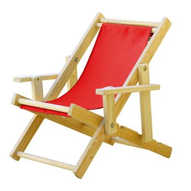 Imagem de Infantil Cadeira Espreguiçadeira Dobrável-vermelho