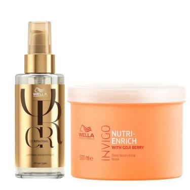 Imagem de Wella Professionals Kit - Máscara Invigo + Óleo Oil Reflection, Kit