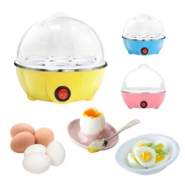 Imagem de Cozedor Para 07 Ovos À Vapor 110V Mini Panela Elétrica 350W